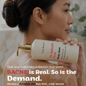 Home 1% salicylic acid body wash